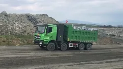 Electric Dump Truck for Coal Loading